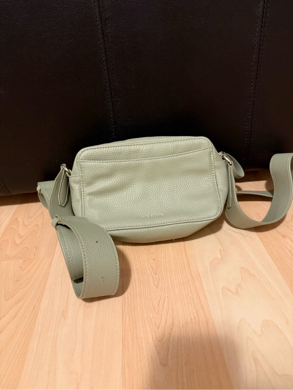 Love & Lore Crossbody Belt Bag in Sage Green